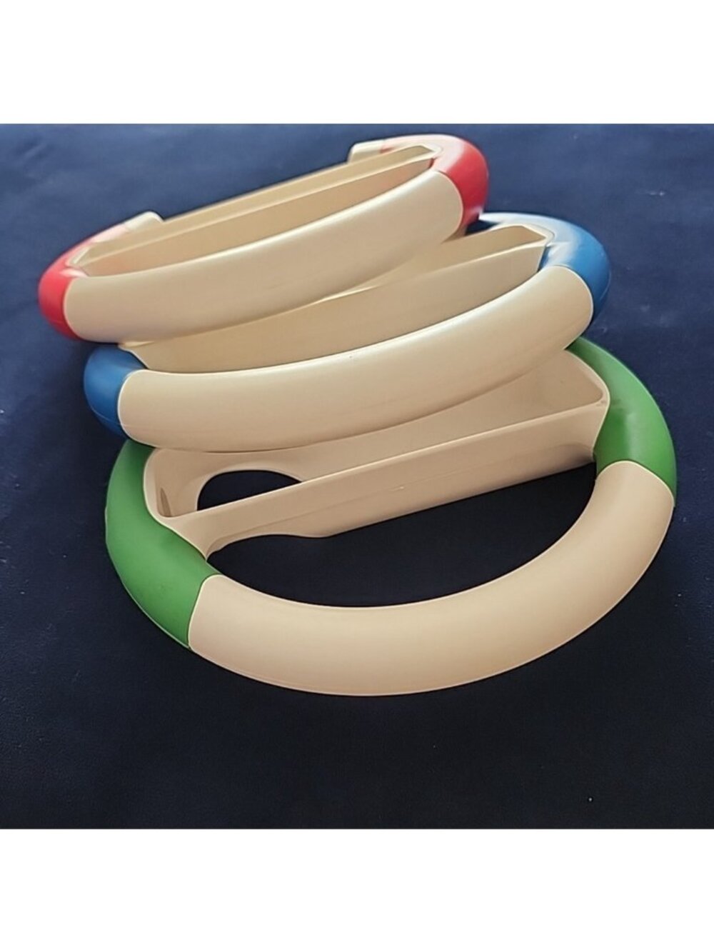 3- Nintendo Wii Compatible Steering Wheel Accessories for Driving Games - Picture 5 of 6